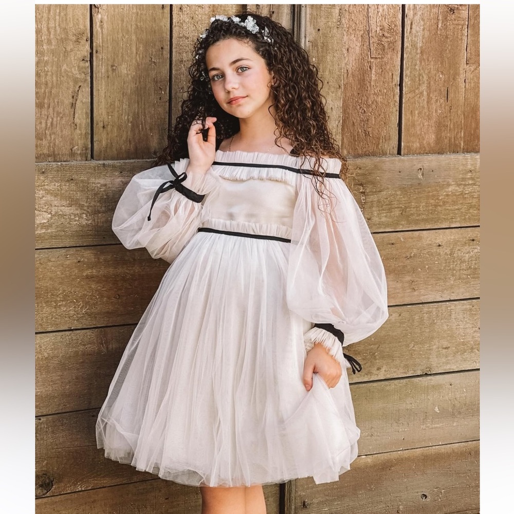 SOLD OUT online and in stores - $320 Petite Maison Kids Couture Dress Size 10